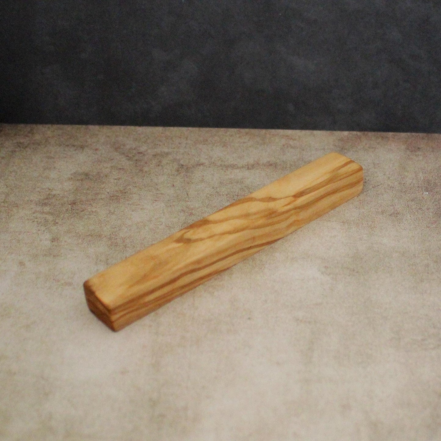 14cm / 5.5" Plain Olive Wood Mezuzah Case from Israel, Gift for Jewish Housewarming. Suitable for Scroll Size Up to 12cm / 4.72" Jewish Gift