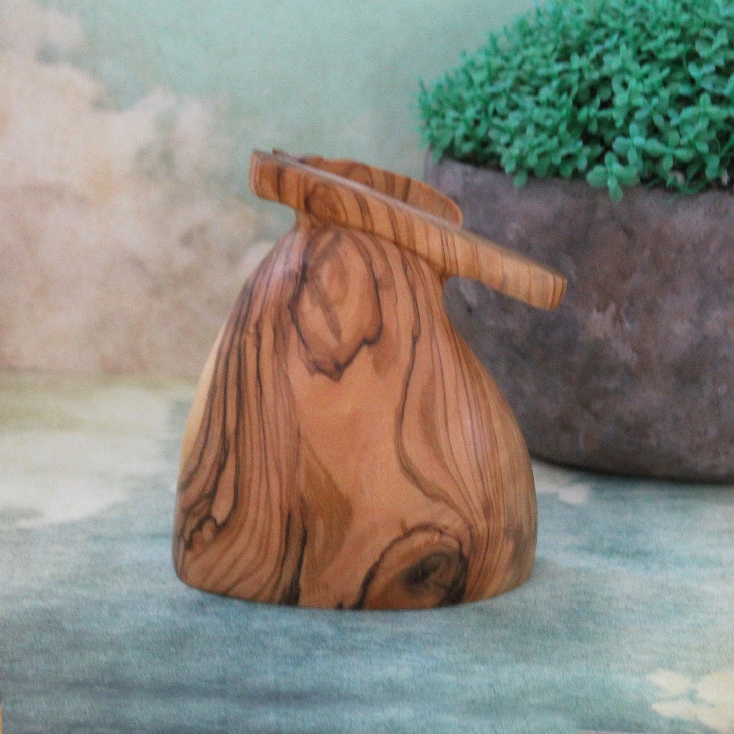 Divine Artistry: A Religious Gift & Wood Nativity Sculpture for Altars - Handcrafted Tiny Nativity Scene with Timeless Elegance