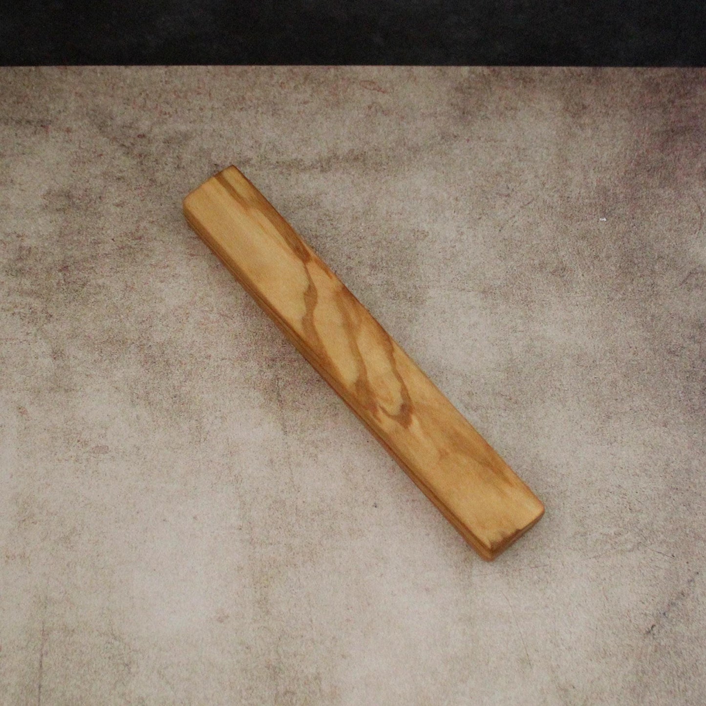 14cm / 5.5" Plain Olive Wood Mezuzah Case from Israel, Gift for Jewish Housewarming. Suitable for Scroll Size Up to 12cm / 4.72" Jewish Gift