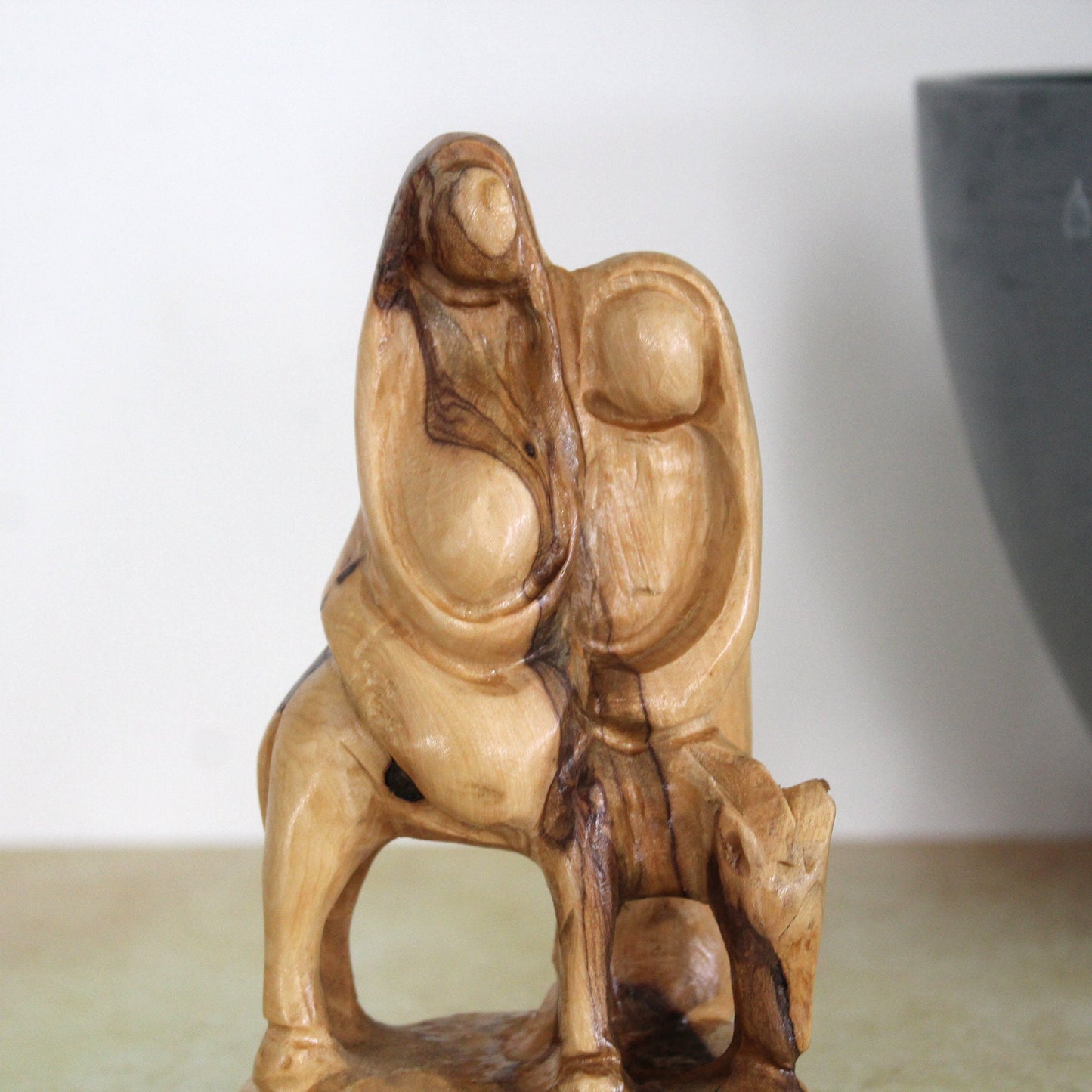Holy Family Fleeing From the Holy Land to Egypt Sculpture. A Religious Home Décor Statue, Religious Gift & Home Decor