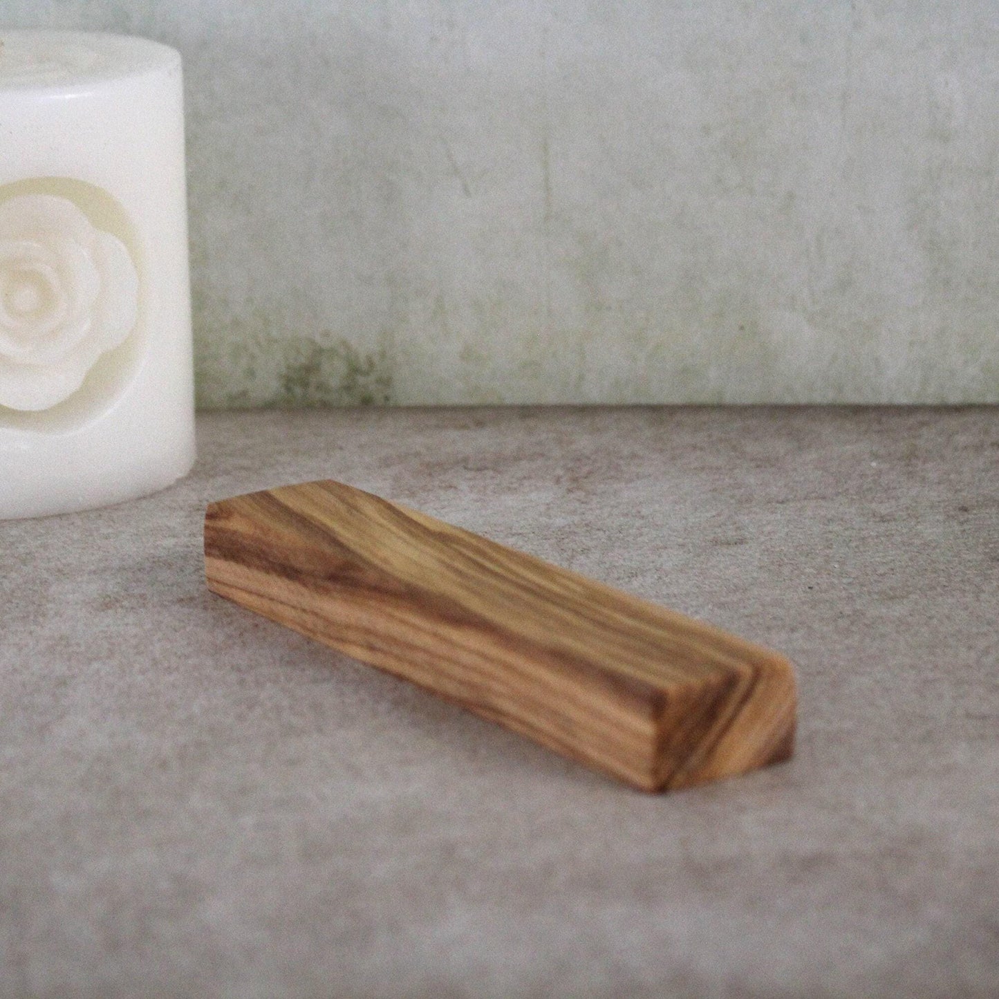 5.5" / 14cm Olive Wood Mezuzah - Handcrafted Jewish Door Blessing - Perfect Housewarming Gift - Traditional Home Protection