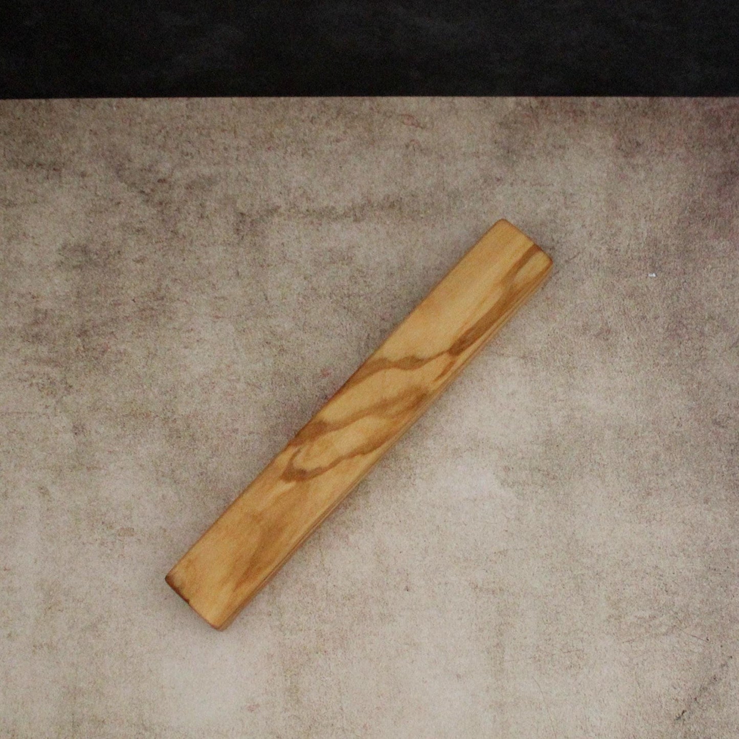 14cm / 5.5" Plain Olive Wood Mezuzah Case from Israel, Gift for Jewish Housewarming. Suitable for Scroll Size Up to 12cm / 4.72" Jewish Gift