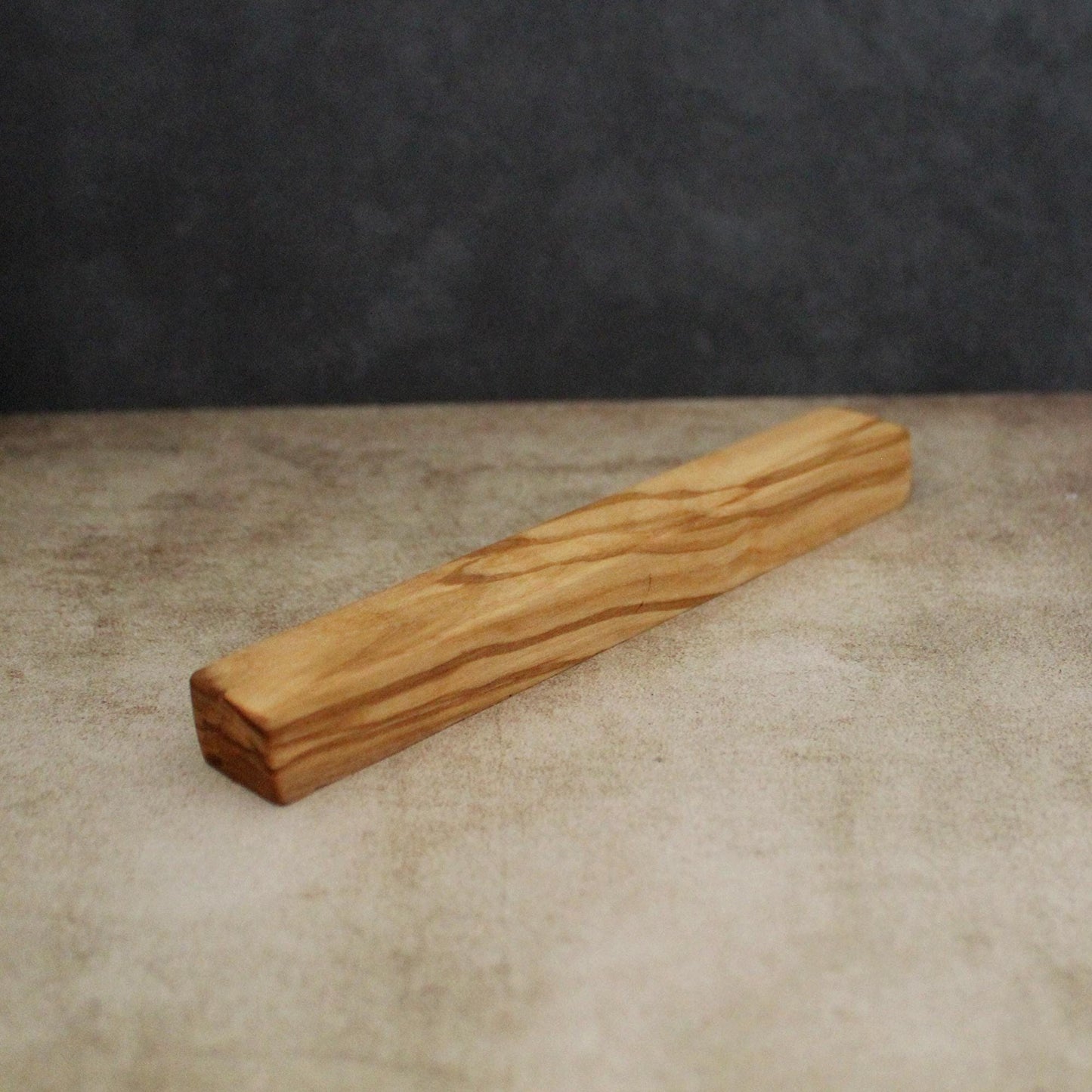14cm / 5.5" Plain Olive Wood Mezuzah Case from Israel, Gift for Jewish Housewarming. Suitable for Scroll Size Up to 12cm / 4.72" Jewish Gift