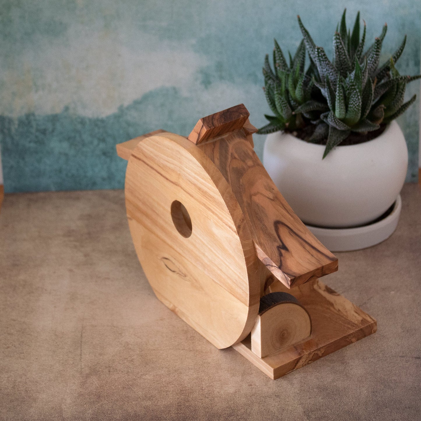 Cherish Christmas: Hand-Carved Olive Wood Nativity Set | Holy Land Stable | Gift the Divine Nativity Scene Set of 5 | Christian Nativity