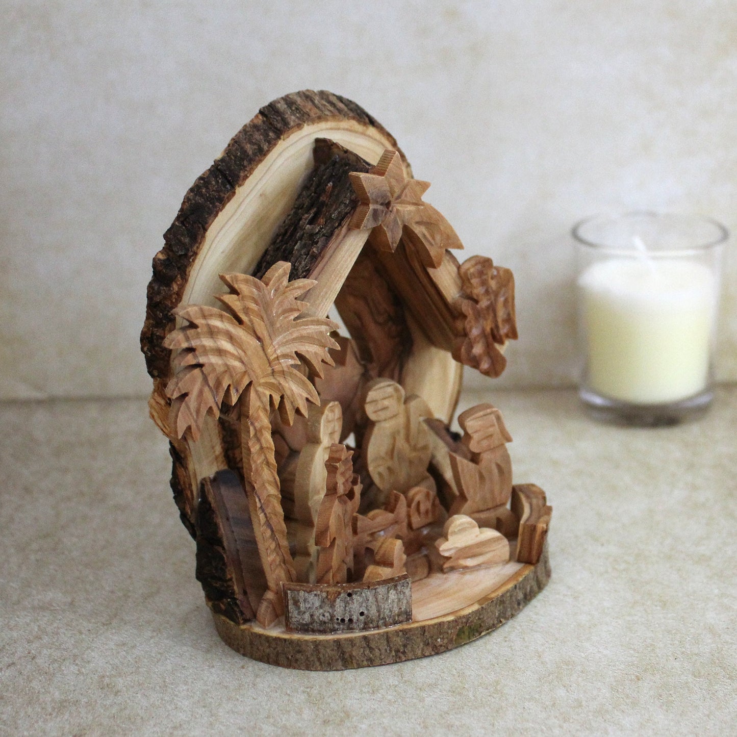 Home Decor Nativity Scene Gift, Olive Wood Holy Family Nativity Set, Perfect Christmas Nativity Gift From The Holy Land