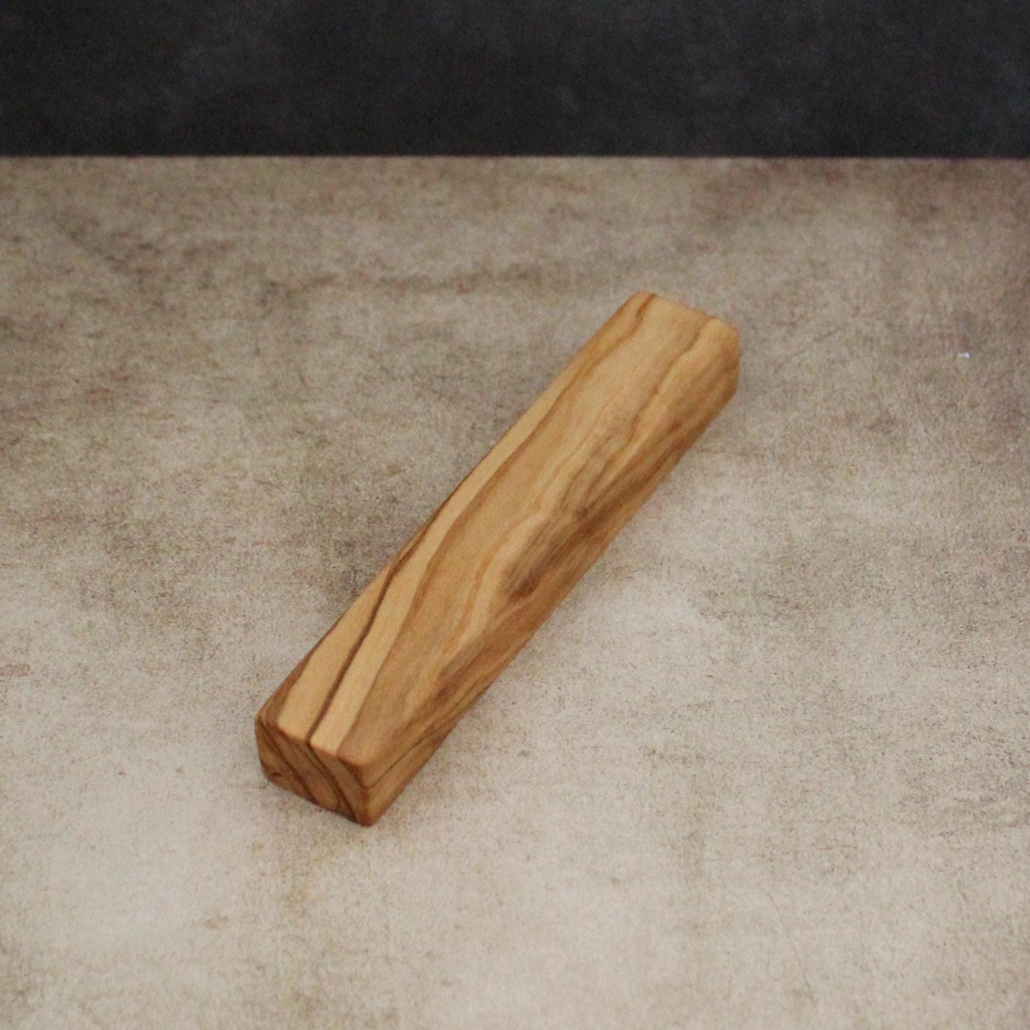 12cm / 4.7" Plain Olive Wood Mezuzah Case from Israel, Gift for Jewish Housewarming. Suitable for Scroll Size Up to 10cm / 3.93" Jewish Gift