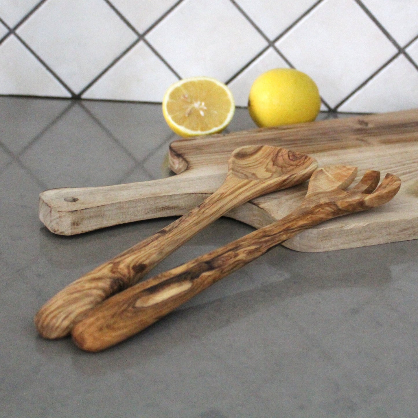 Ultimate Collection of Kitchen Cooking, Set of 2 Dining Serving Utensils, 11.5" Utensils, Wedding Shower Gift, Wedding Gift, Christmas Gift