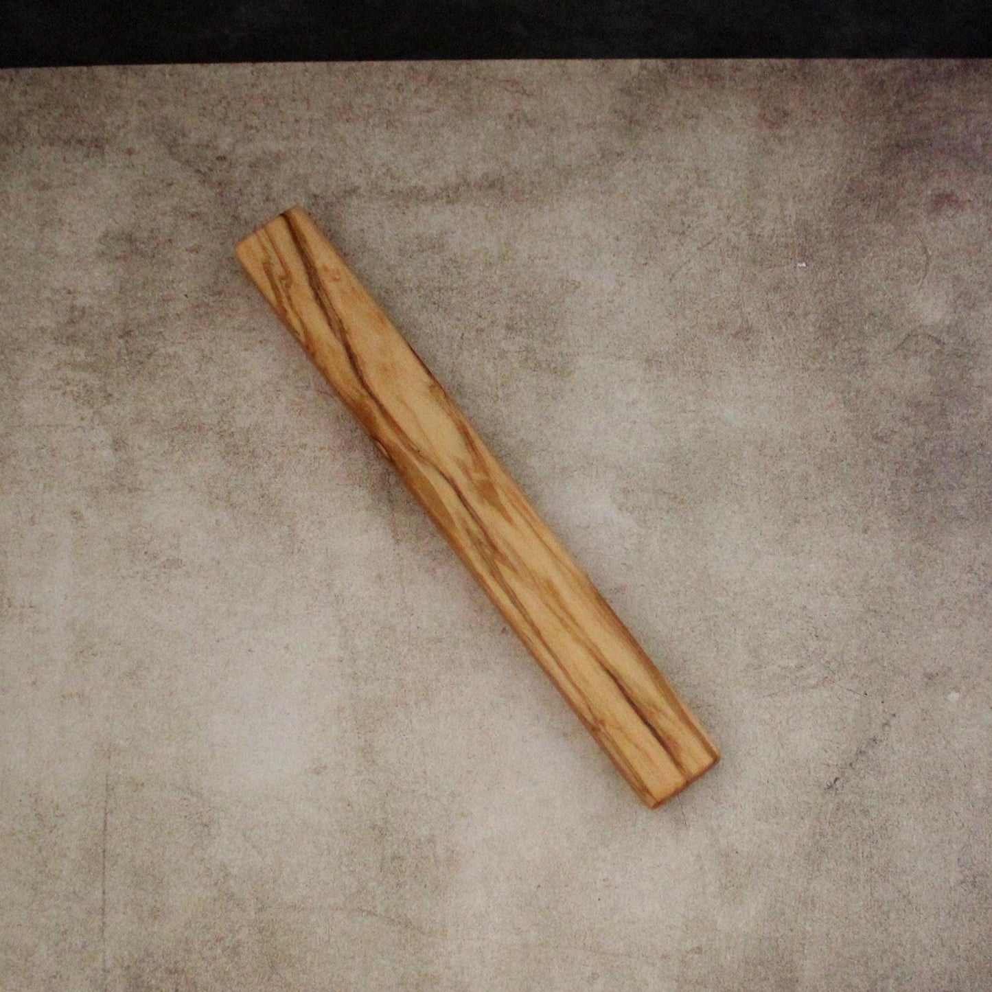 17cm / 6.69" Plain Olive Wood Mezuzah Case from Israel, Gift for Jewish Housewarming. Suitable for Scroll Size Up to 15cm / 5.9" Jewish Gift