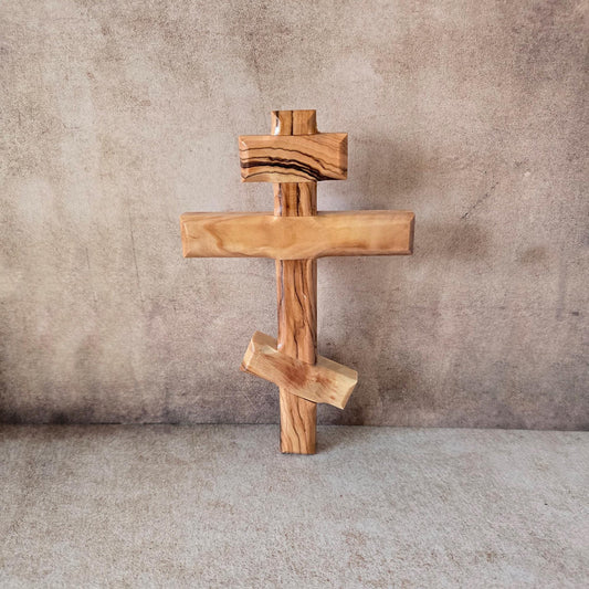 Limited Edition 6" Orthodox Cross, Wood Cross, Crucifix, Religious, Orthodox Cross, Religious Decor, Christian Cross, Orthodox Wall Cross