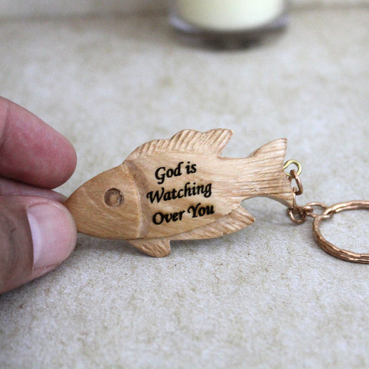 Personalized Fish Drive Safe Keyring, be safe Keychain, drive safe, new driver, be safe, car accessories, 18th gift, 17th birthday, New Car