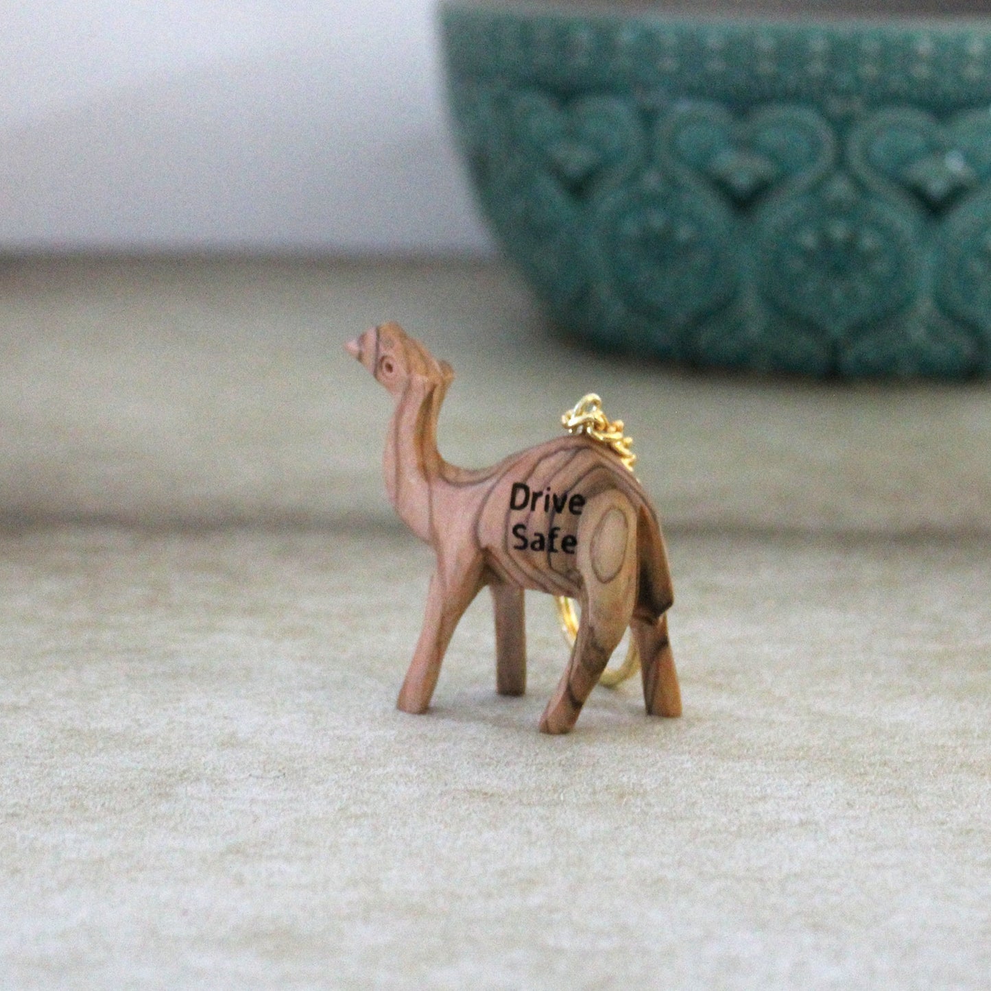 Personalized Camel Drive Safe Keyring, be safe Keychain, drive safe, new driver, be safe, car accessories, 18th gift, 17th birthday, New Car