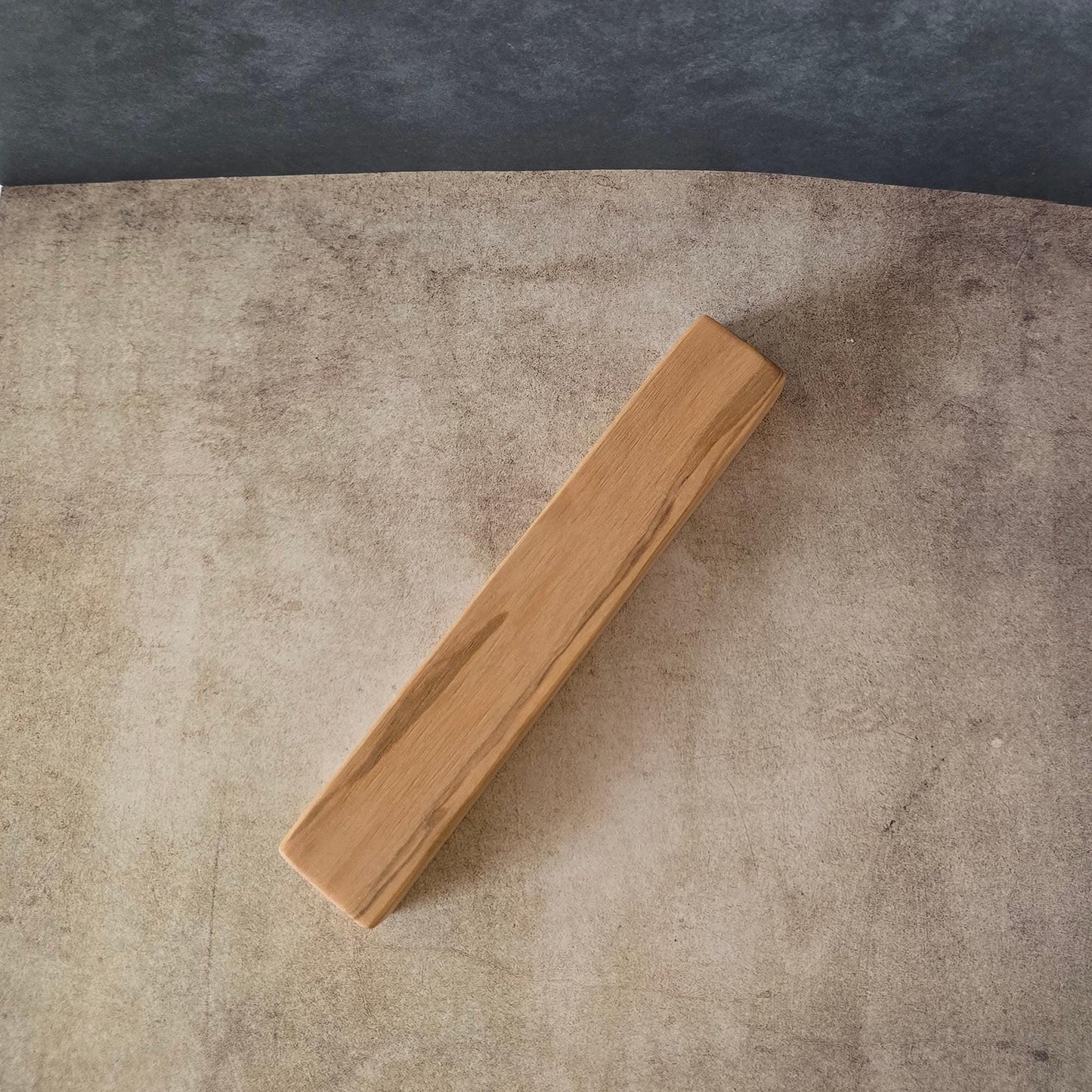 8.6" / 22cm Natural Olive Wood Mezuzah Case - Jewish Home Blessing - Sukkot Gift - Traditional Doorpost Protection