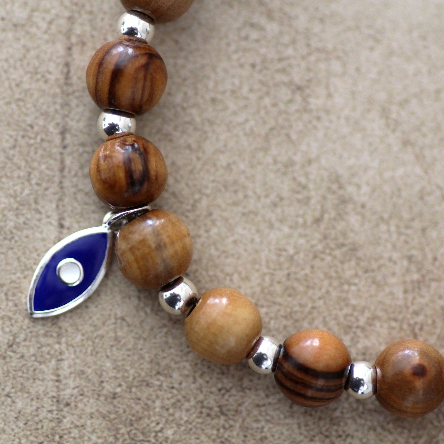 Divine Guardian: Handcrafted Lava Stone Bracelet with Enchanting Silver 925 Blue Fish Charm - A Fusion of Israeli and Christian Jewelry