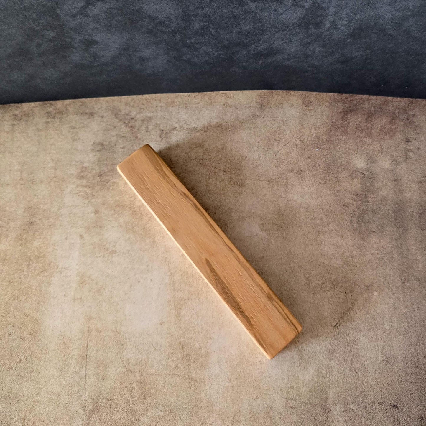 8.6" / 22cm Natural Olive Wood Mezuzah Case - Jewish Home Blessing - Sukkot Gift - Traditional Doorpost Protection