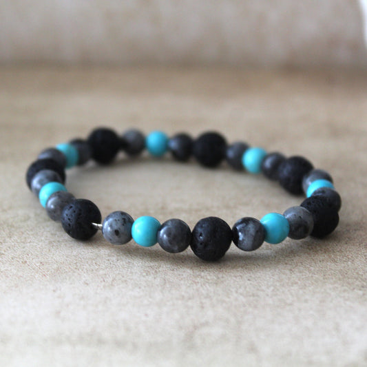 Triple Protection Obsidian Bracelet - Crystal Bead Bracelet for Empath Protection, Healing Jewelry for Women and Men