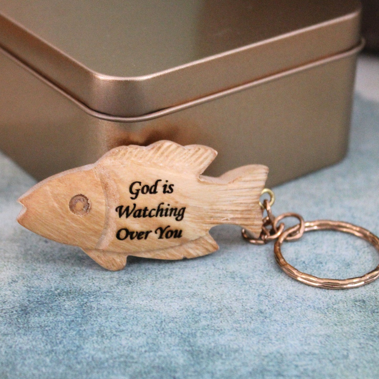 Personalized Fish Drive Safe Keyring, be safe Keychain, drive safe, new driver, be safe, car accessories, 18th gift, 17th birthday, New Car