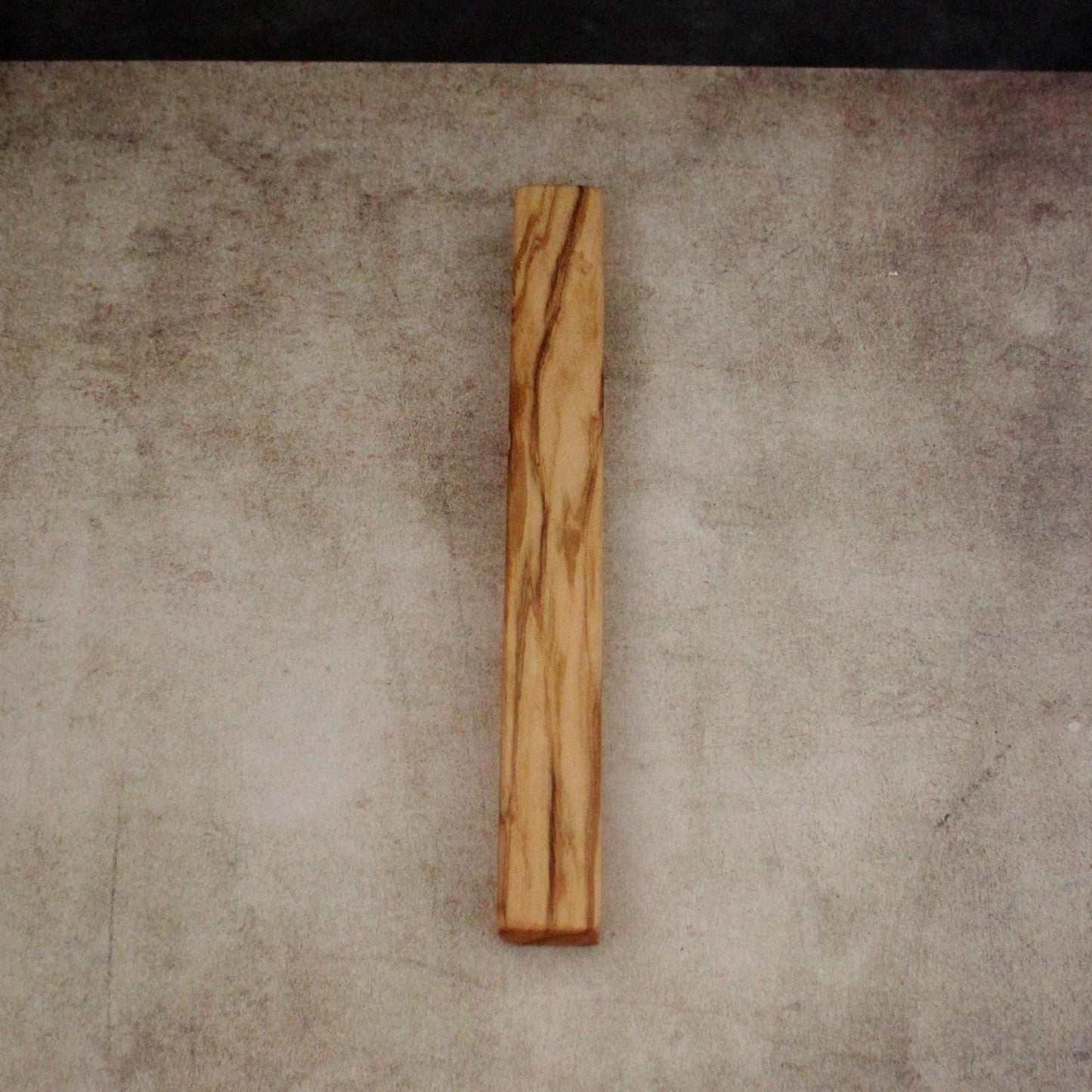 17cm / 6.69" Plain Olive Wood Mezuzah Case from Israel, Gift for Jewish Housewarming. Suitable for Scroll Size Up to 15cm / 5.9" Jewish Gift