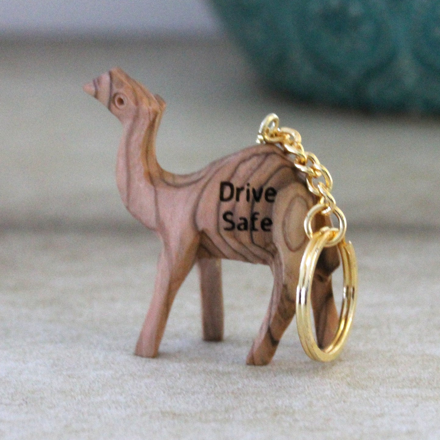 Personalized Camel Drive Safe Keyring, be safe Keychain, drive safe, new driver, be safe, car accessories, 18th gift, 17th birthday, New Car