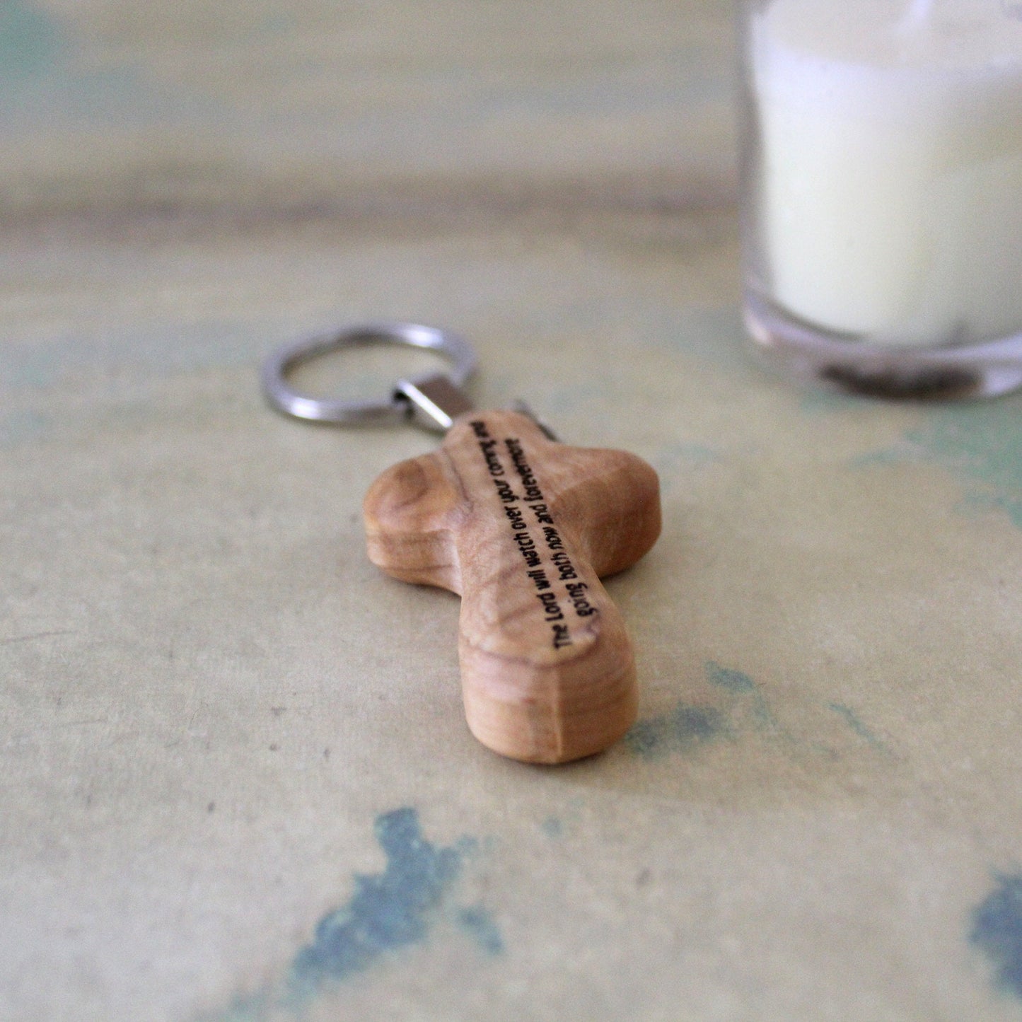 Personalized Comfort Cross Keychain, Drive Safe Keyring, be safe Keychain, drive safe, new driver, be safe,18th gift, 17th birthday, New Car