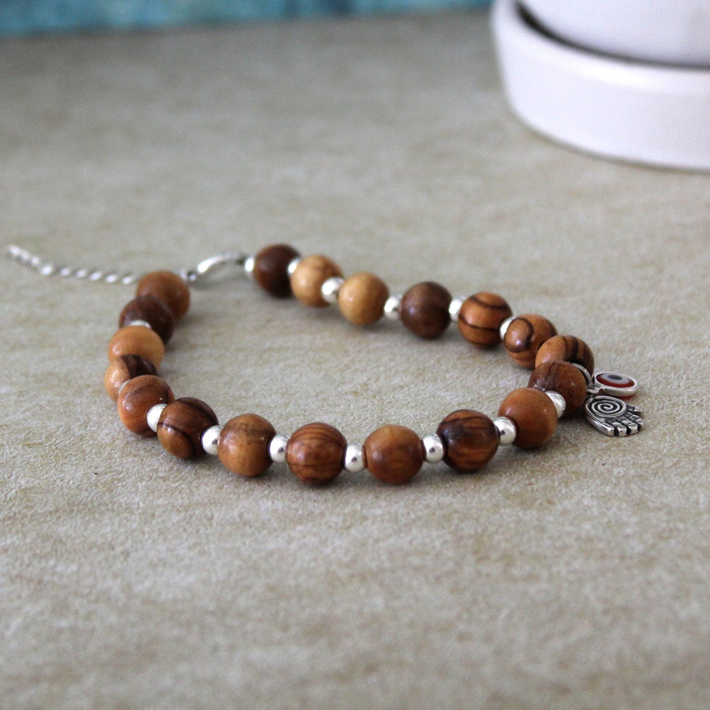 Israeli Bracelet: Dainty Red Evil Eye & Hamsa Bracelet for Yoga and Protection, Gifted Jewelry, Ward off Negativity with Unique Beads Anklet