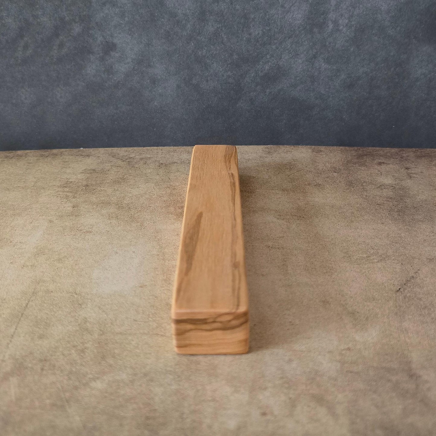 8.6" / 22cm Natural Olive Wood Mezuzah Case - Jewish Home Blessing - Sukkot Gift - Traditional Doorpost Protection