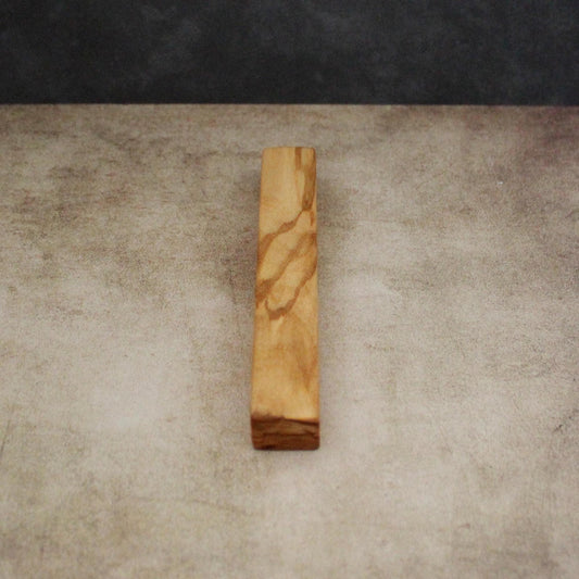 14cm / 5.5" Plain Olive Wood Mezuzah Case from Israel, Gift for Jewish Housewarming. Suitable for Scroll Size Up to 12cm / 4.72" Jewish Gift