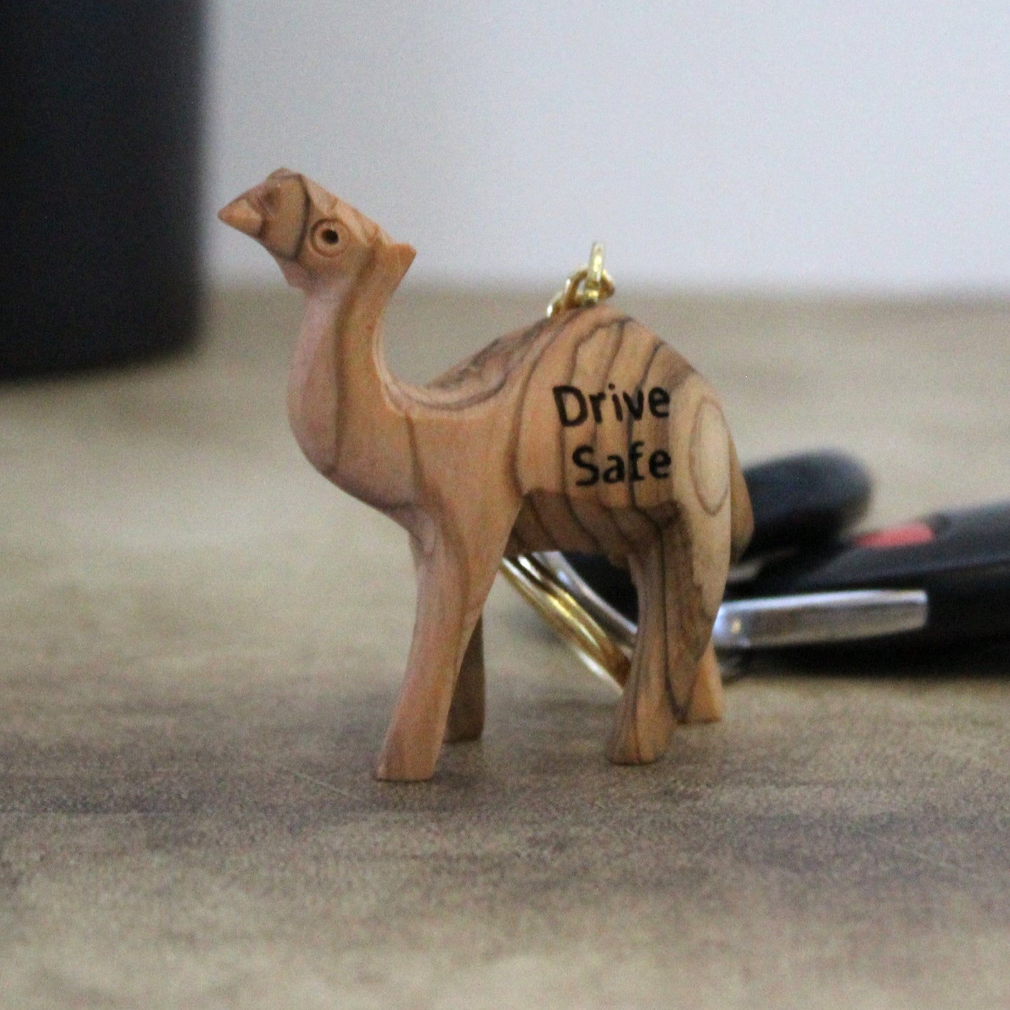 Personalized Camel Drive Safe Keyring, be safe Keychain, drive safe, new driver, be safe, car accessories, 18th gift, 17th birthday, New Car
