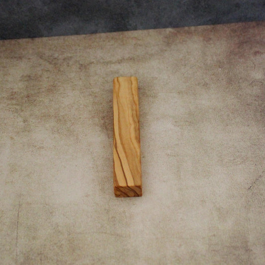 10cm, Small Olive Wood Mezuzah Case from Israel, Gift for Jewish Housewarming.